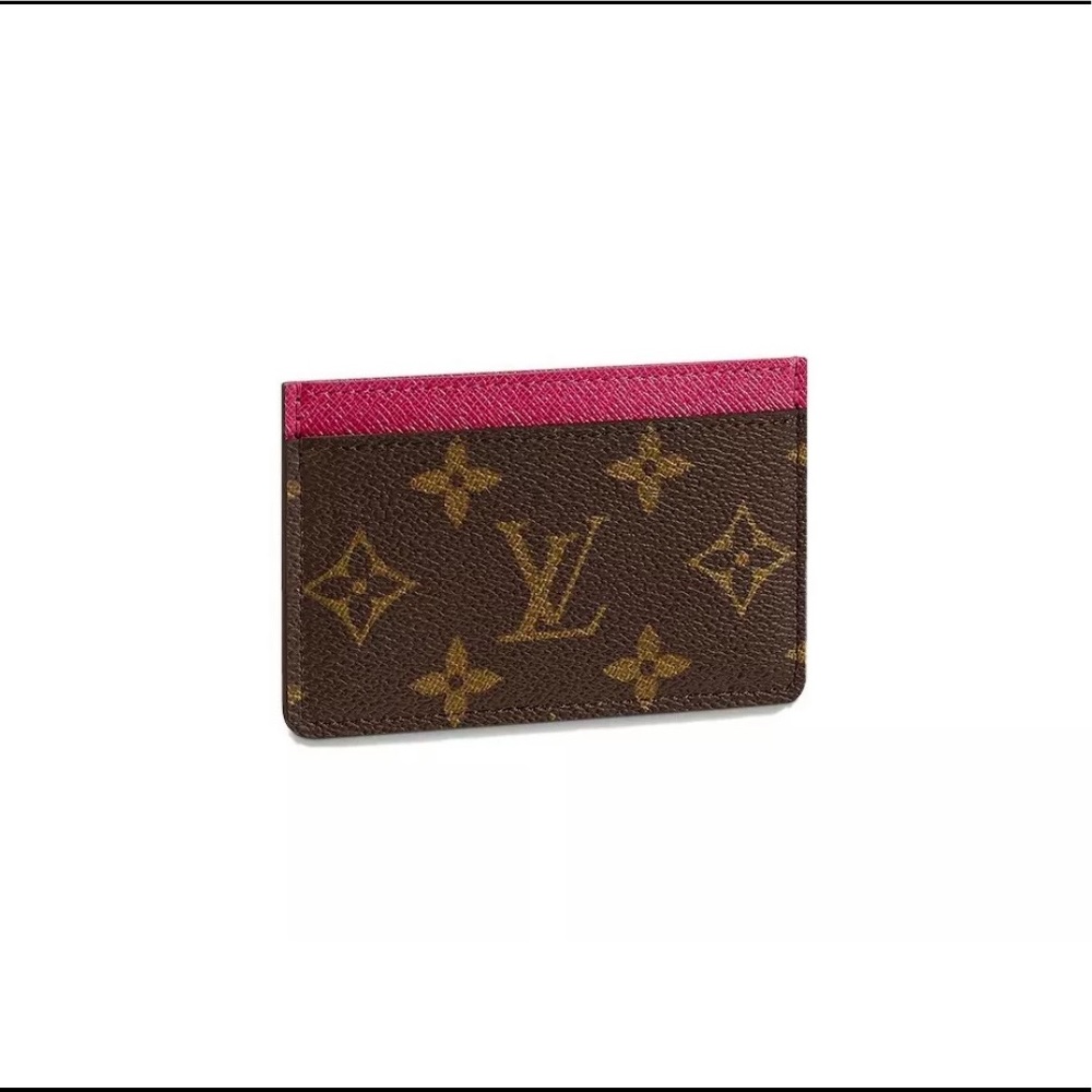 Brand New Louis Vuitton Fuchsia Card Holder